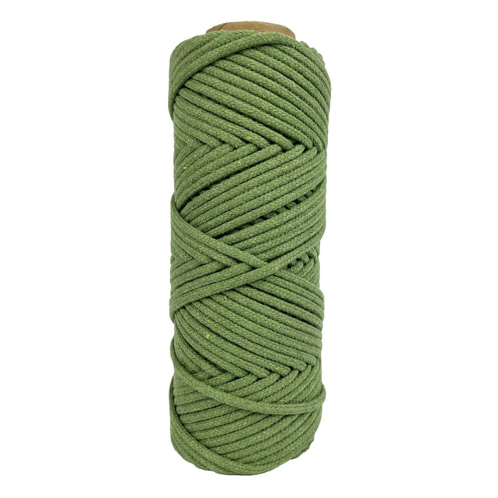 4mm Braided Macrame Cord 50mtr - Eucalyptus - Harry & Wilma