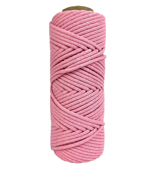 4mm Braided Macrame Cord 50mtr - Princess Pink - Harry & Wilma