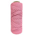 4mm Braided Macrame Cord 50mtr - Princess Pink