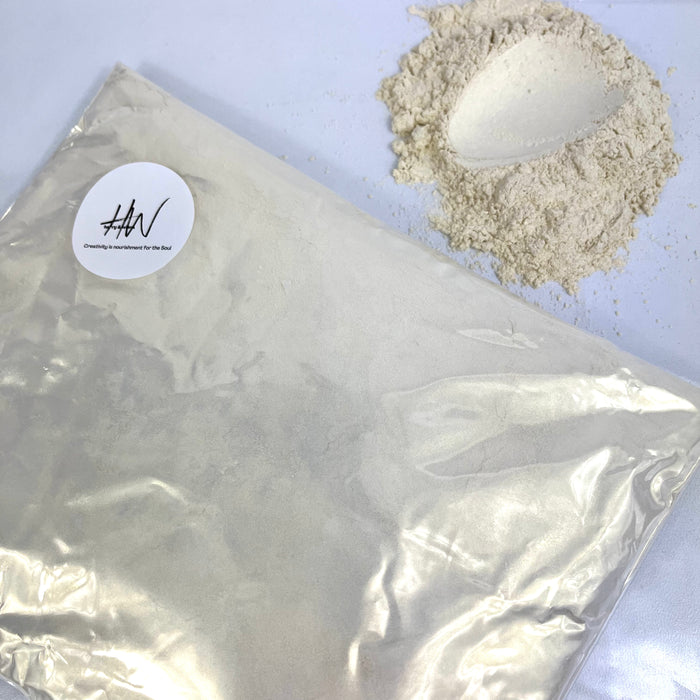 White Gold BULK Lustre Mica Powder 500g bag