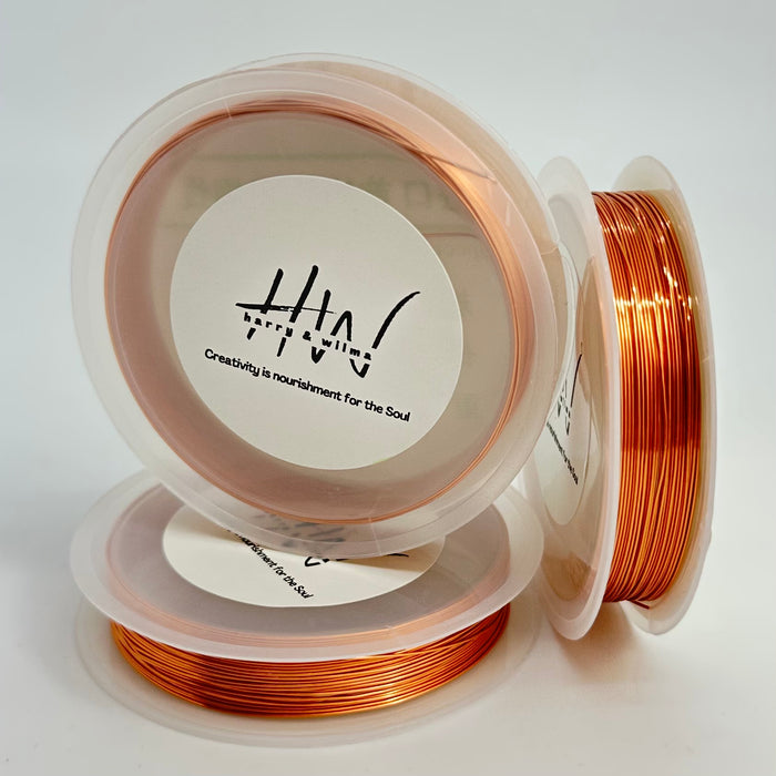 Copper wire Copper 0.5mm 5.5mt per roll - 3 Rolls