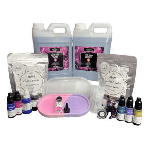 Artist 4 litre Epoxy Resin and Casting Powder Creative Kit - Harry & Wilma