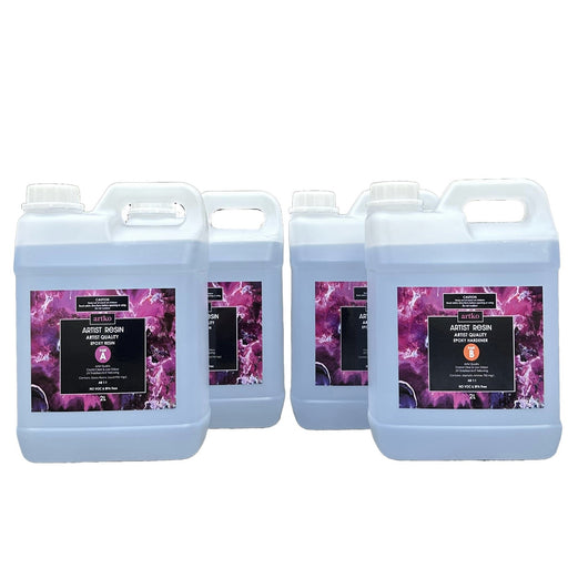 Artist 8 Litre Epoxy Resin Kit - Artist Quality 1:1 Ratio - Harry & Wilma