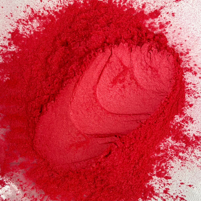 Brilliant Red BULK Lustre Mica Powder 500g bag - Harry & Wilma