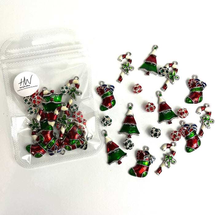 Christmas Charm Mix 20pcs - Harry & Wilma