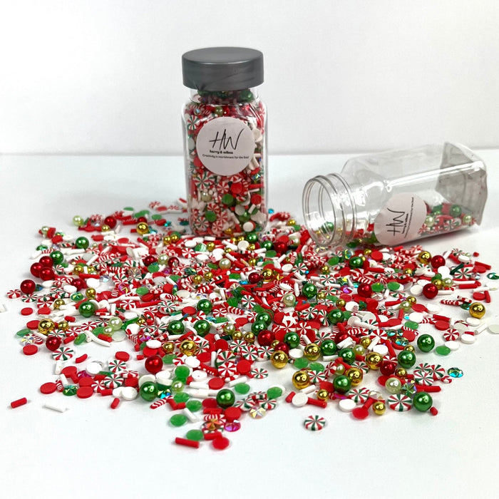 Christmas Polymer Clay Tree Mix Mini jar - Harry & Wilma