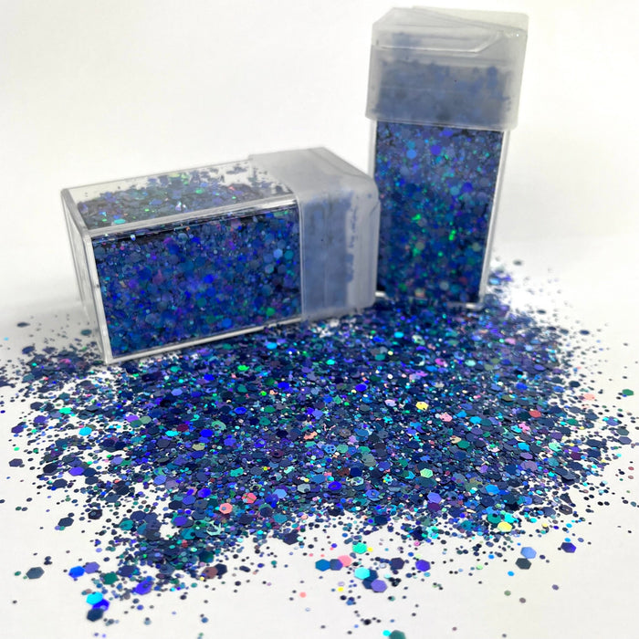 Chunky Glitter 42g Denim Blue - Harry & Wilma