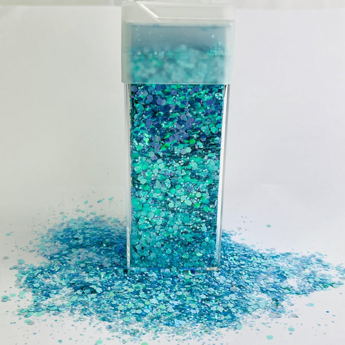 Chunky Glitter Large 125g Super Sparkle - Blue Sherbet - Harry & Wilma