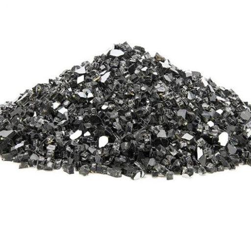 Fire Glass 1kg bag - Black 1/4" - Harry & Wilma