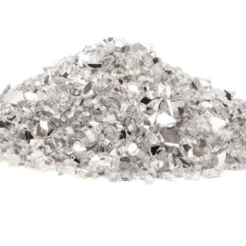 Fire Glass 1kg bag - Crystal Small (0.6cm 1/4") - Harry & Wilma