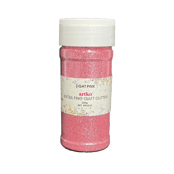 Glitter Extra Fine 200g - LIGHT PINK - Harry & Wilma