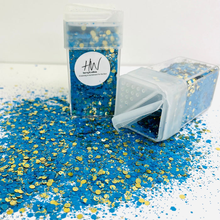 Glitter Matte Mix Arctic Blue 42.5g - Harry & Wilma