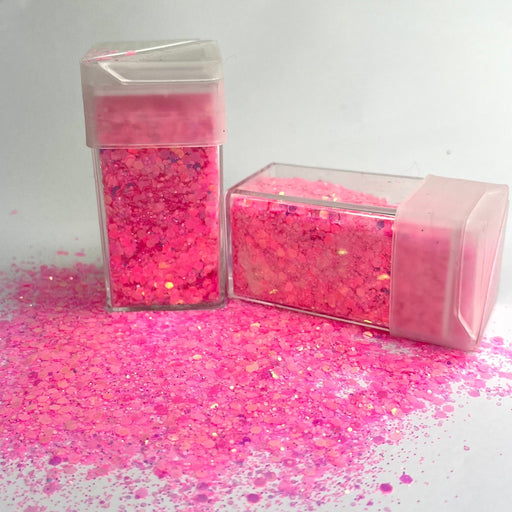 Glow in the Dark Glitter Pink Lights 42g - Harry & Wilma