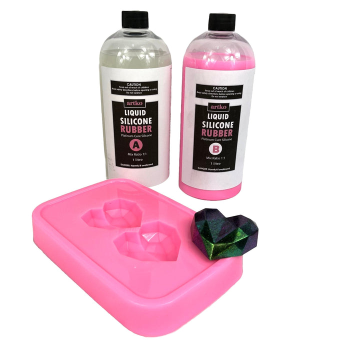 Liquid Silicone Rubber 2 litre Kit - Harry & Wilma