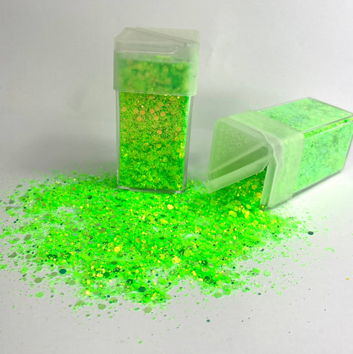 Neon Brights Glitter Lime Lights 42g - Harry & Wilma