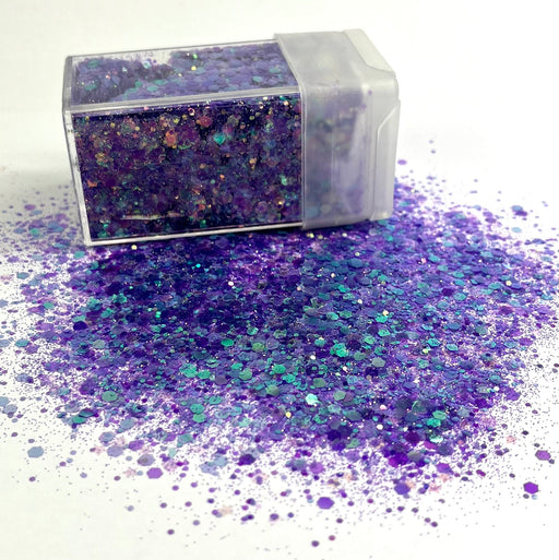 Neon Brights Glitter Poppy Purple 42g - Harry & Wilma