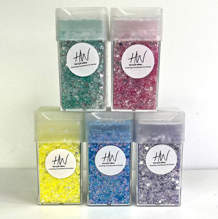 Pastel Sparkle Glitter - Lemonade 42g - Harry & Wilma