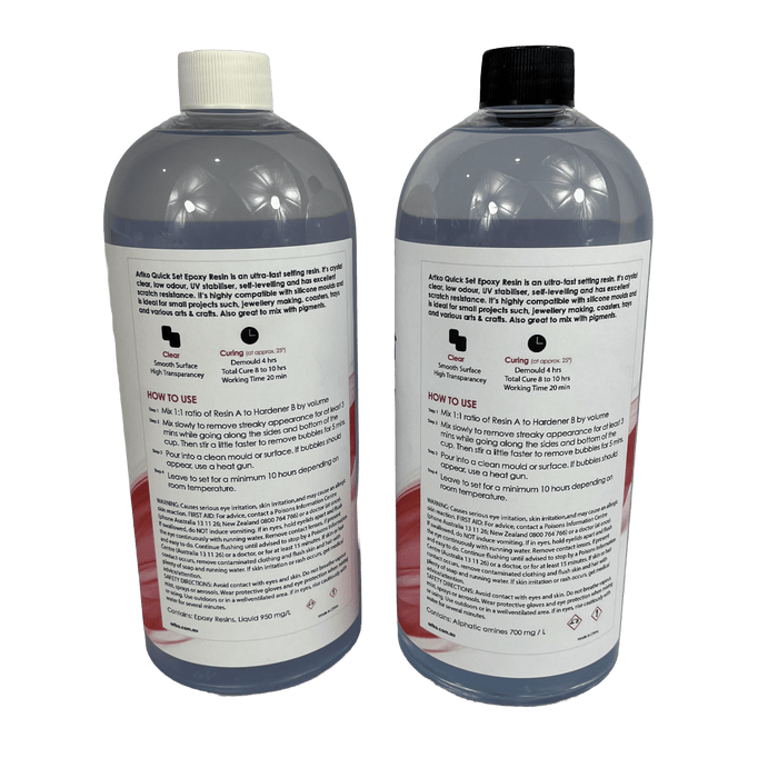 Quick Set Epoxy Resin - 2 litre kit - Harry & Wilma