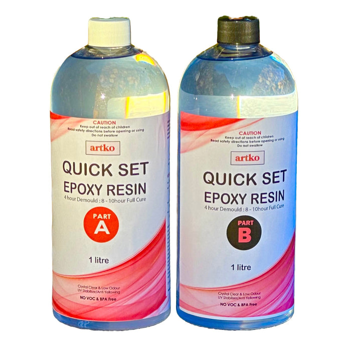 Quick Set Epoxy Resin - 2 litre kit - Harry & Wilma