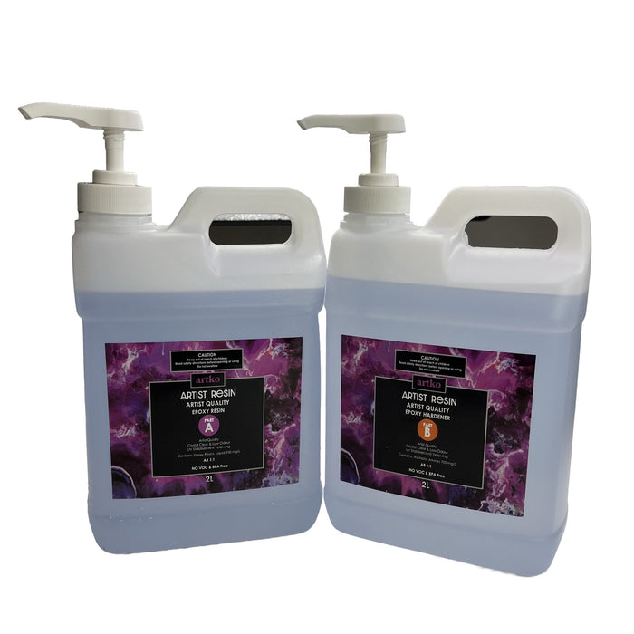 Resin Pumps Suitable for 4 litre Artist Resin 1 pair - Harry & Wilma