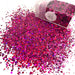 Round Chunky Holo Glitter - Hot Pink 43g