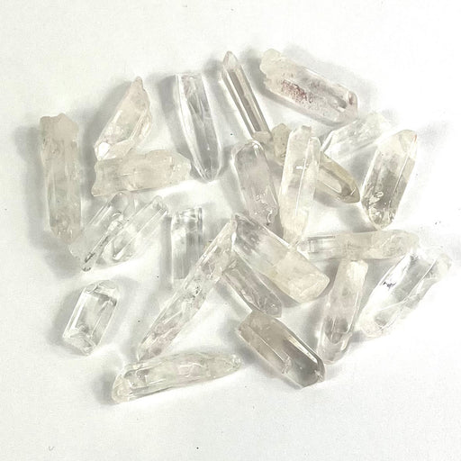 Semi Precious Crystal Points 100gms - Clear Crystal SMALL - Harry & Wilma