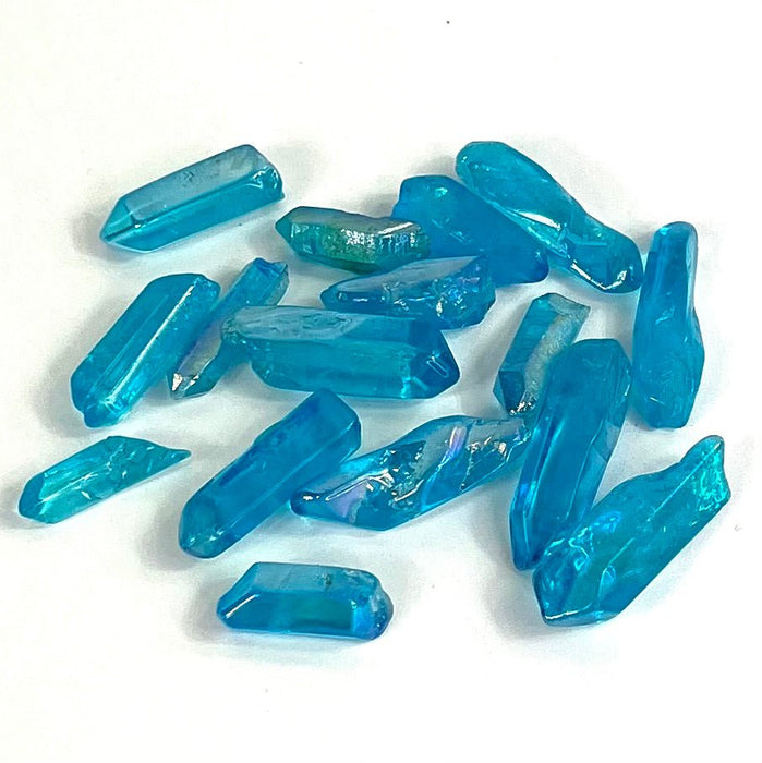 Semi Precious Crystal Points 100gms - Turquoise SMALL - Harry & Wilma