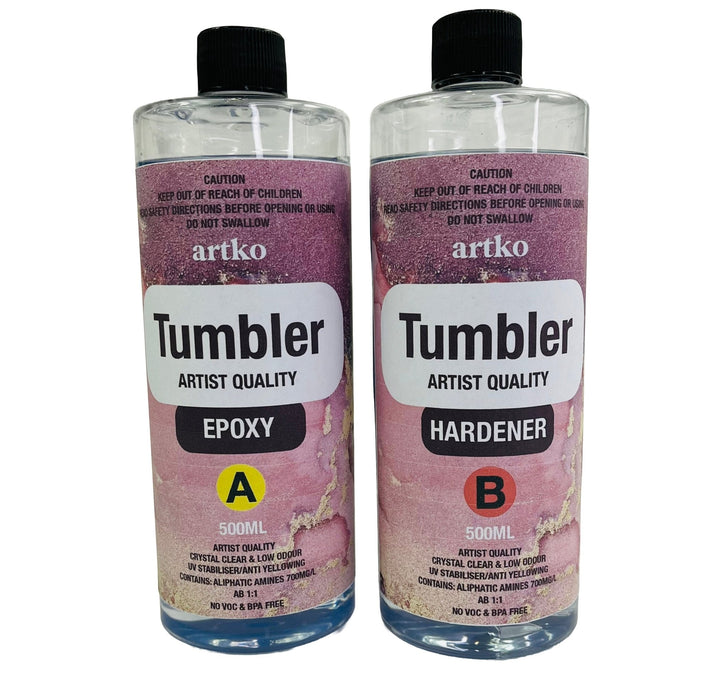 Tumbler Resin 1 litre kit - Harry & Wilma