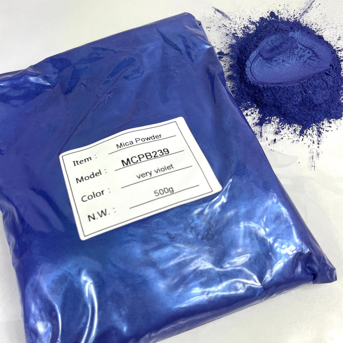 Very Violet BULK Lustre Mica Powder 500g bag - Harry & Wilma