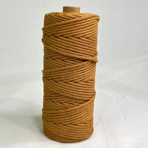 3mm Macrame Cotton Cord 100mtr roll - Burnt Rust - Harry & Wilma