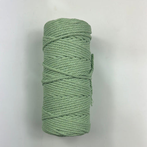 3mm Macrame Cotton Cord Celadon 100mtr roll - Harry & Wilma