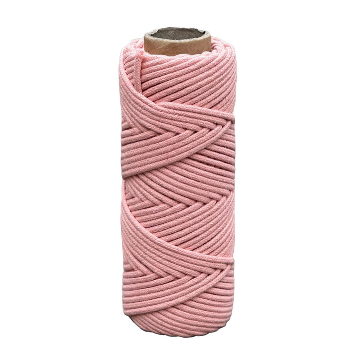 4mm Braided Macrame Cord 50mtr - Peach - Harry & Wilma