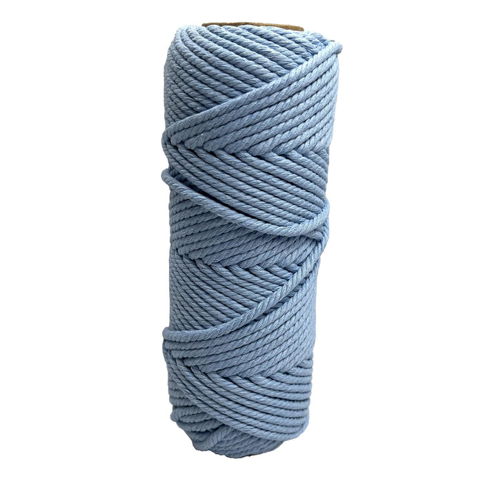 4mm Macrame Rope 50mtr roll Baby Blue - Harry & Wilma