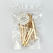 Alligator Hairclips Gold - 20pcs