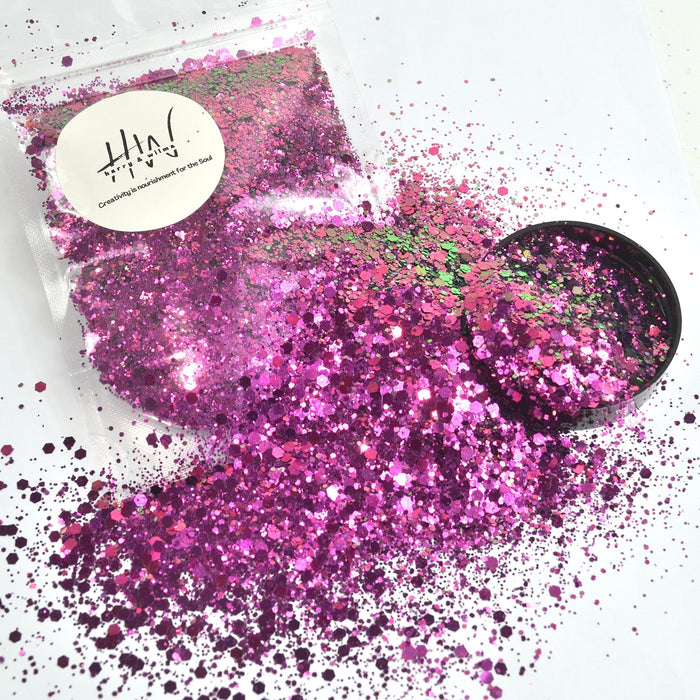 Extreme Super Chameleon Glitter Pink Purple Green - Harry & Wilma