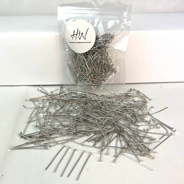 Eye Pins Silver 30mm 55g - over 400pcs (Nickel Free)