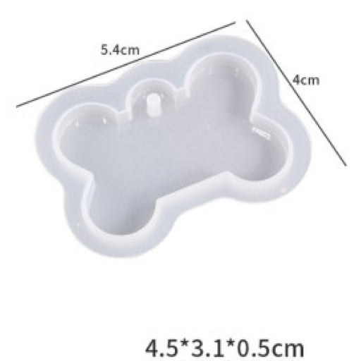 Silicone Mould - Bone 5cm x 4cm - Harry & Wilma