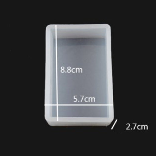 Silicone Mould - Rectangle 8cm x 6cm x 2cm deep - Harry & Wilma